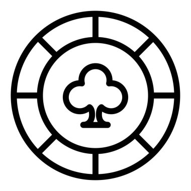 Mikroçip Web simgesi basit illüstrasyon