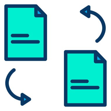 Dosya. Web simgesi basit illüstrasyon