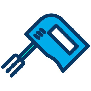 Kürek. Web simgesi basit illüstrasyon