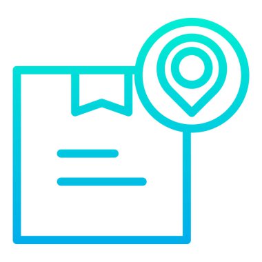 konum minimalist vektör simgesi beyaz üzerinde izole 