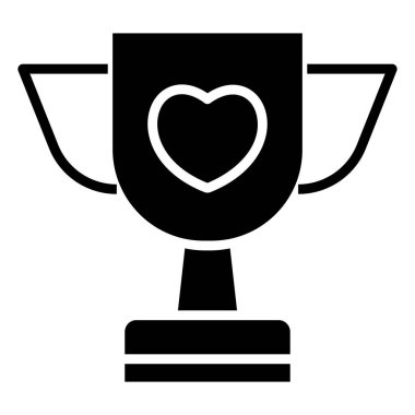 Kupa. Web simgesi basit tasarım