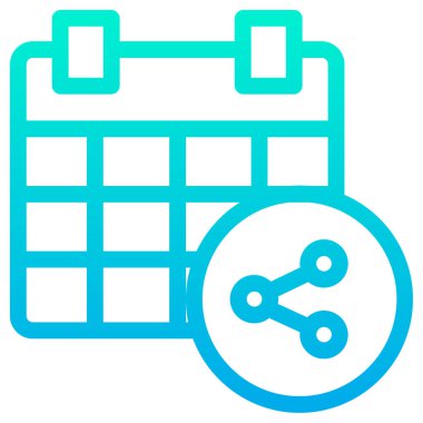 Beyaz üzerinde izole edilmiş simge, minimal vektör simgesi paylaş