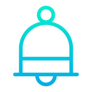 Bilgilendirme zili. Web simgesi basit illüstrasyon