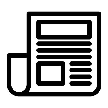 Belge. Web simgesi basit illüstrasyon