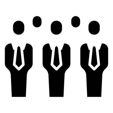 Müşteriler, web simgesi vektör illüstrasyonu