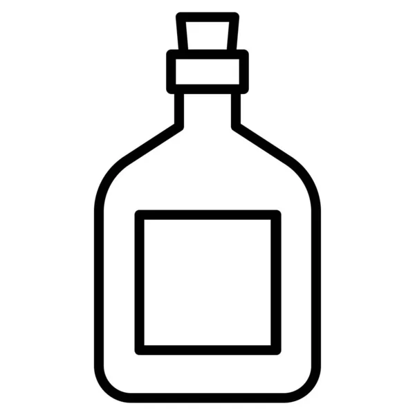 Liquor Web Ikona Prosty Wektor Ilustracja — Wektor stockowy