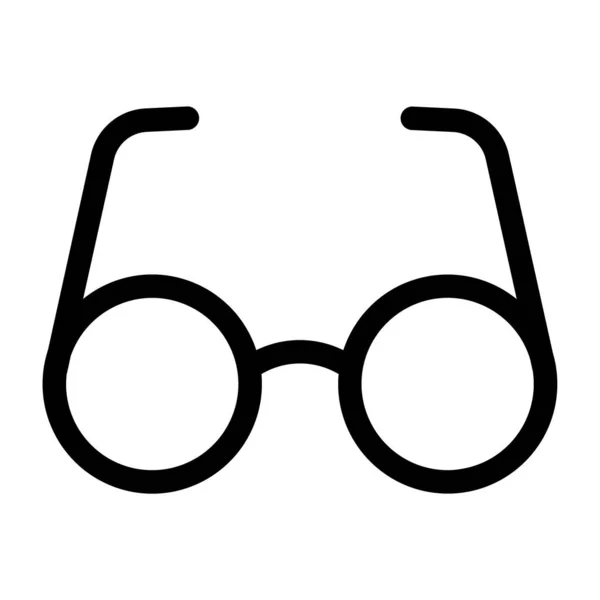 Gafas Icono Web Ilustración Simple — Archivo Imágenes Vectoriales