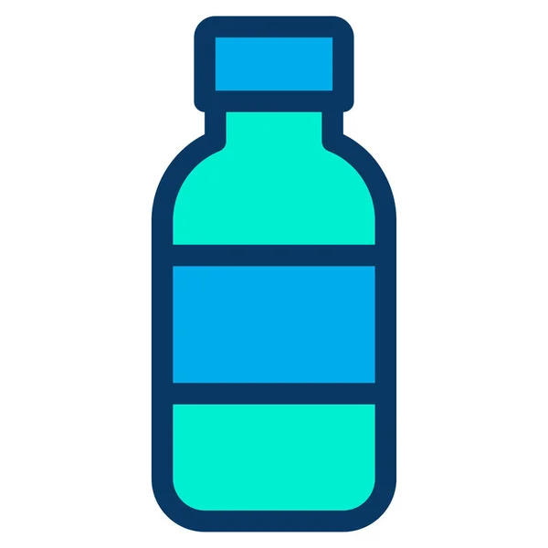 Botella Agua Icono Simple Vector Ilustración — Archivo Imágenes Vectoriales