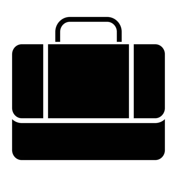Koffer Web Symbol Einfache Illustration — Stockvektor