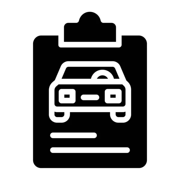 Coche Icono Web Ilustración Simple — Archivo Imágenes Vectoriales