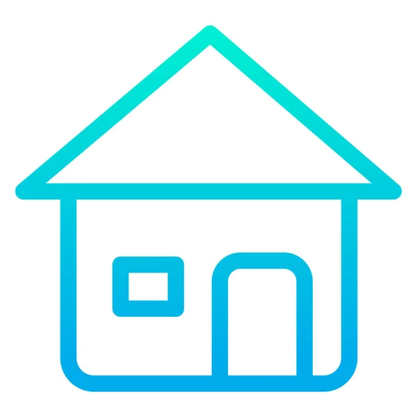 Haus Vektor Illustration Symbol — Stockvektor