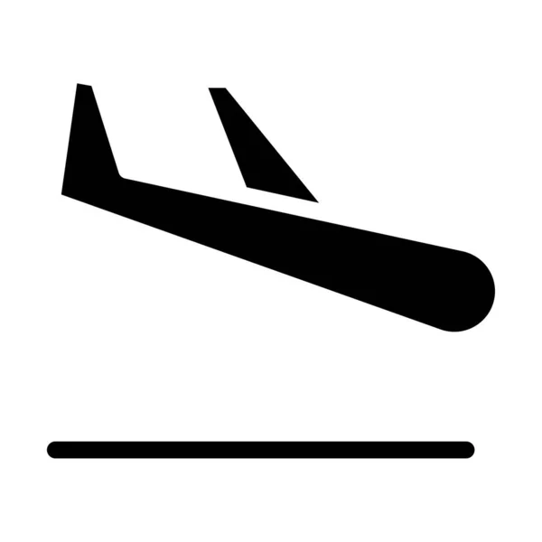 Einfaches Flugsymbol Vektorillustration — Stockvektor