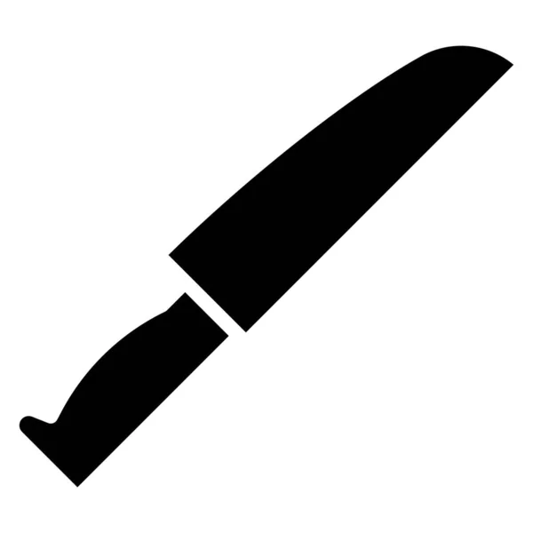 Simple Knife Icon Vector Illustration — Stock Vector