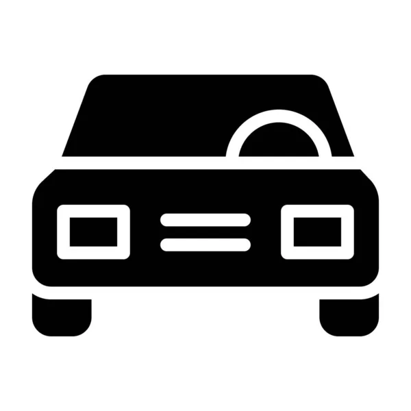 Coche Icono Web Ilustración Simple — Archivo Imágenes Vectoriales