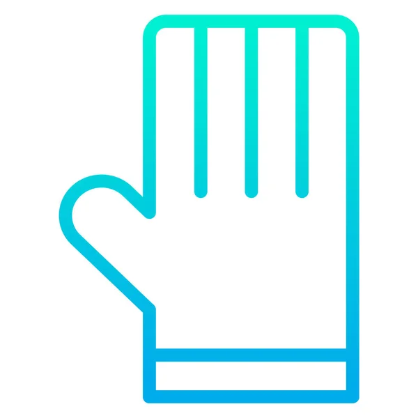 Hand Single Glove Vector Illustration — Stock Vector