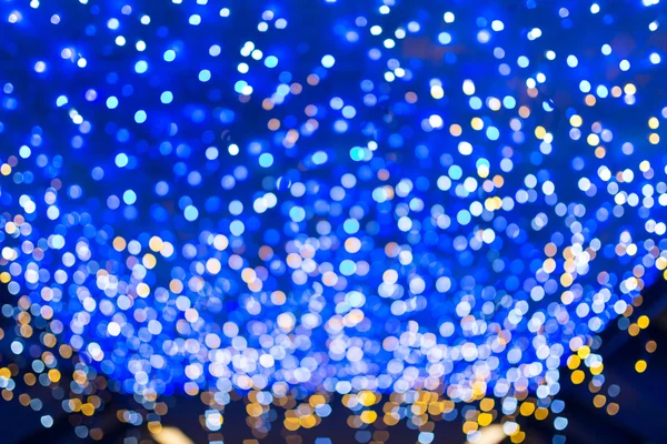 Ufuk kentsel soyut doku, şehir ışıkları bokeh ışıkları