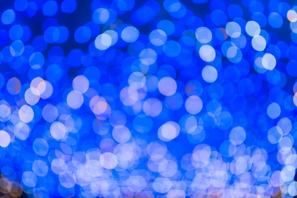 Defocused urban abstract texture, bokeh lights of city lights in — Stock Photo, Image