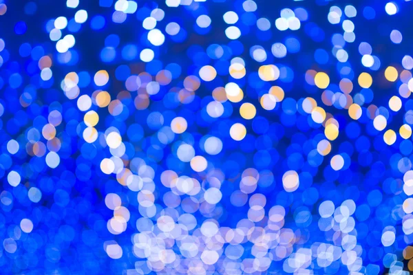 Defocused urban abstract texture, bokeh lights of city lights in — Stock Photo, Image