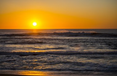 Körfezi'nde Günbatımı