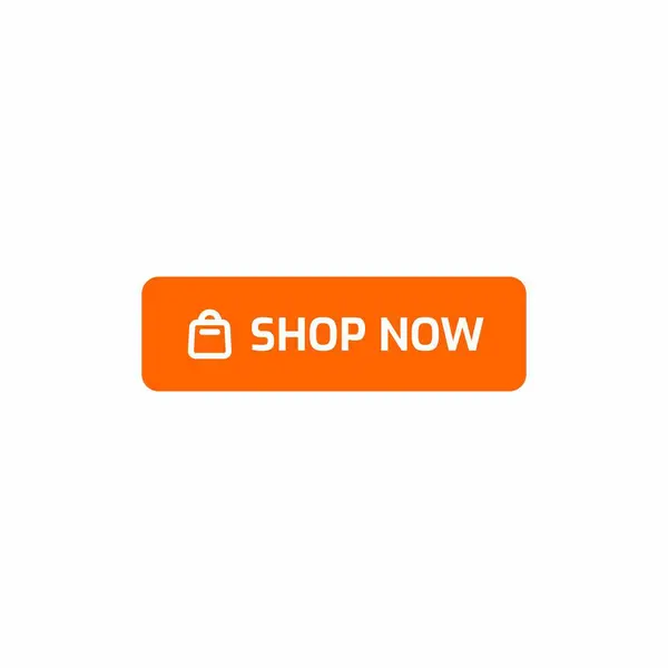 Shop Now Horizontal Icon Button Vector Template Business Online Shop — 스톡 벡터