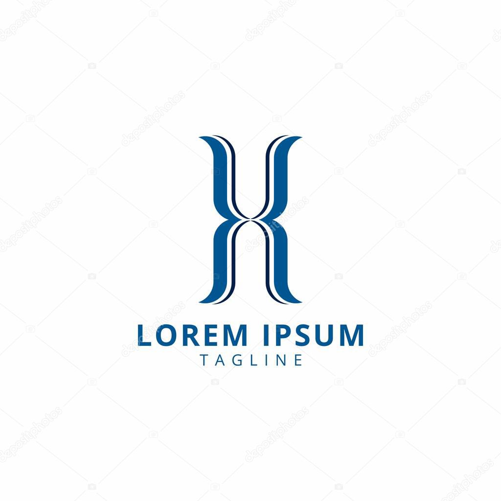 LETTER X INITIAL LOGO VECTOR TEMPLATE SUITABLE FOR BUSINESS AND PERSONAL BRAND