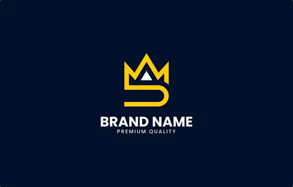Carta Crown Logo Vector Design Template Adequado Para Farelo Pessoal Vetores De Stock Royalty-Free
