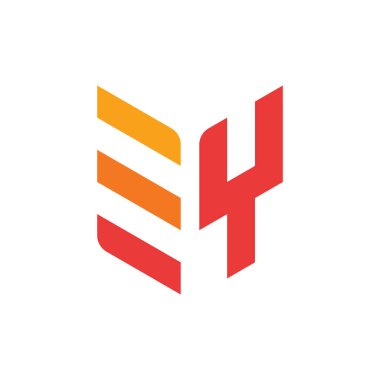 Bir kalkan çerçevesi içindeki yaratıcı harf Y monogramı verim, gençlik ve dijital büyümeyi simgeler. Verimlilik teknolojisi, yat hizmetleri ve gençlik odaklı uygulamalar için uygundur.