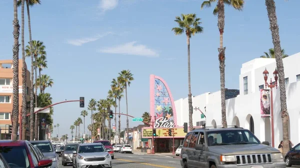 Oceanside California Usa Feb 2020 Auténtico Teatro Star Autopista Costa — Foto de Stock