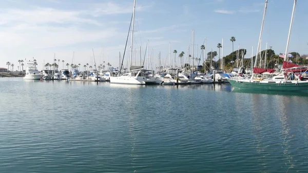 Oceanside Kalifornie Usa Leden 2020 Přístavní Rybářská Vesnice Luxusní Jachty — Stock fotografie