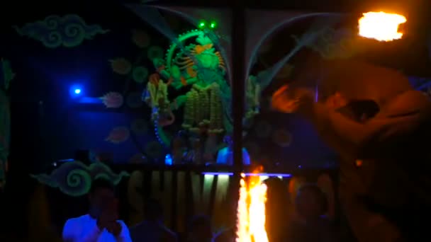 Phangan Thailand Mart 2018 Shiva Goa Trance Party Vahşi Kabile — Stok video