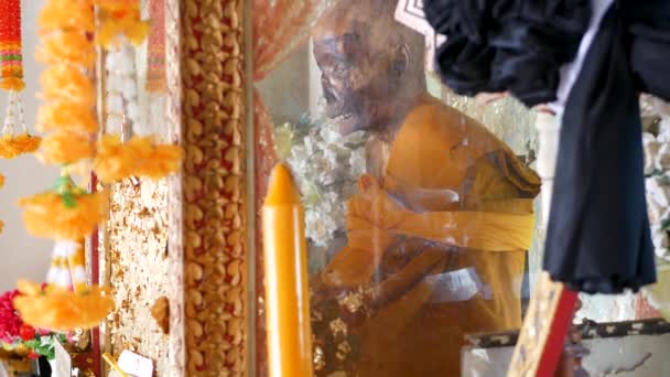 Koh Samui Adasi Thailand Temmuz 2019 Wat Khiri Wongkaram Budist — Stok video