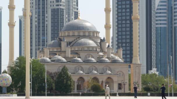 Grozny République Tchèque Ichkérie Caucase Russie Septembre 2019 Journée Concorde — Video