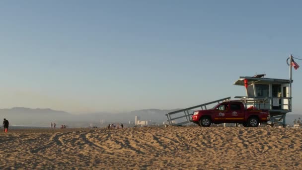 Los Ángeles Usa Nov 2019 California Verano Venecia Playa Estética — Vídeos de Stock