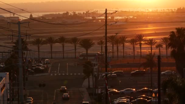 San Diego California Usa Gennaio 2020 Aeroporto Internazionale Lindbergh Field — Video Stock