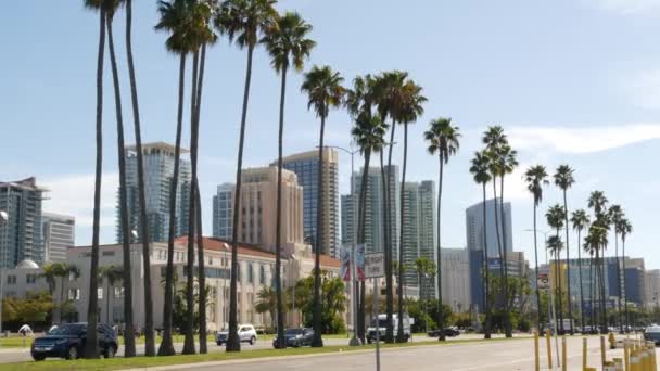 San Diego Kalifornia Usa Styczeń 2020 Miejskie Centrum Obywatelskie Centrum — Wideo stockowe