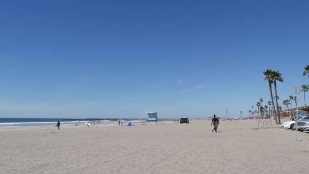 Oceanside California Usa Úno 2020 Hlídkový Vůz Četa Stíhač Nebo — Stock video