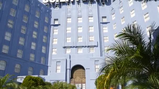 Los Angeles Califórnia Eua Fevereiro 2020 Igreja Scientology Exterior Fachada — Vídeo de Stock