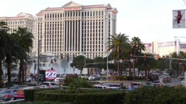 Las Vegas Nevada Usa Mar 2020 Bulwar Strip Luksusowym Kasynem — Wideo stockowe