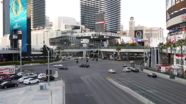 Las Vegas Nevada Usa Mar 2020 Boulevard Strip Con Casino — Vídeos de Stock