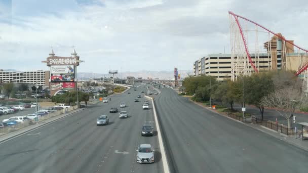 Las Vegas Nevada Usa Mar 2020 Zonde Stad Mojave Woestijn — Stockvideo