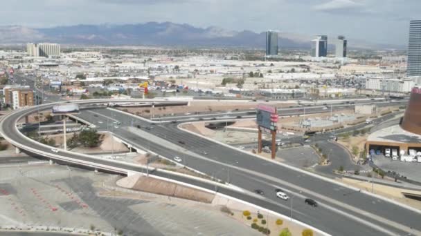 Las Vegas Nevada Usa Mar 2020 Kota Sin Gurun Mojave — Stok Video
