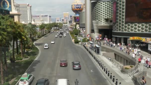 Las Vegas Nevada Usa Mar 2020 Der Strip Boulevard Mit — Stockvideo