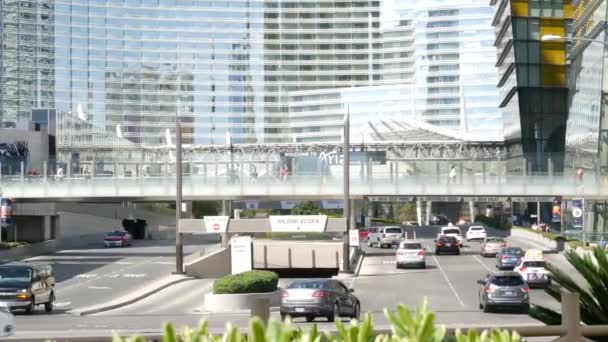 Las Vegas Nevada Usa Mar 2020 Futuristico Complesso Casinò Citycenter — Video Stock