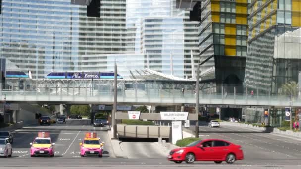 Las Vegas Nevada États Unis Mar 2020 Futuristic Citycenter Casino — Video