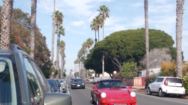 San Diego California Usa Nov 2020 American Residential District Suburban — Stock Video