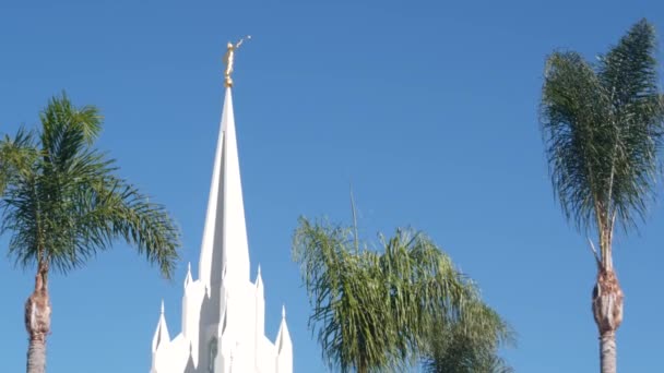 Сан Диего Калифорния Сша Ноя 2020 Церковь Иисуса Христа Святых — стоковое видео
