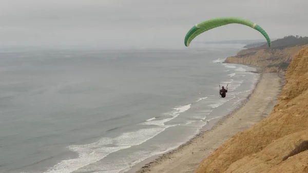 San Diego Californie Usa Nov 2020 Parapente Falaise Bluff Torrey — Photo