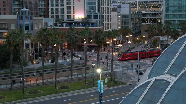 San Diego Kalifornien Usa Dezember 2020 Straßenbahn Tram Oder Straßenbahn — Stockfoto