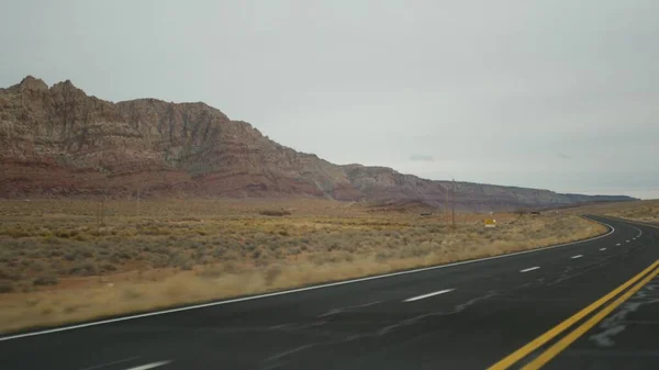 Road Trip Grand Canyon Arizona Usa Driving Auto Utah Route — Stock Photo, Image