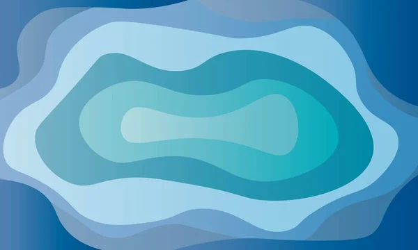 Αφηρημένα Μπλε Κύματα Λευκό Φόντο Διανυσματική Απεικόνιση — Διανυσματικό Αρχείο